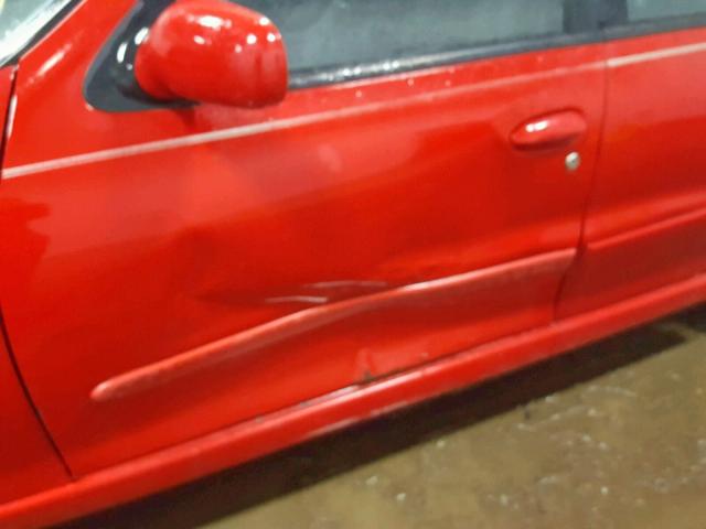 1G1JH52F837243104 - 2003 CHEVROLET CAVALIER L RED photo 9