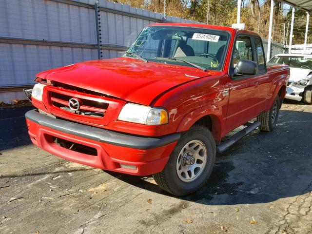 4F4YR16U53TM20372 - 2003 MAZDA B3000 CAB RED photo 2