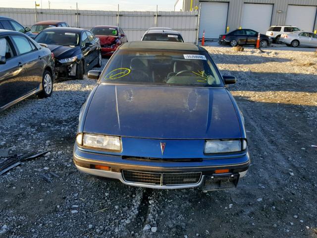 1G2WK14W8KF204137 - 1989 PONTIAC GRAND PRIX ლურჯი ფოტო 9