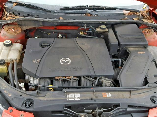 JM1BK123641165051 - 2004 MAZDA 3 S RED photo 7