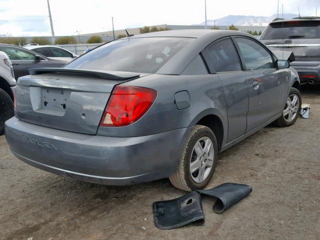 1G8AN15F77Z118121 - 2007 SATURN ION LEVEL GRAY photo 4