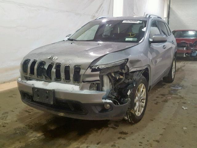 1C4PJMCS7FW758388 - 2015 JEEP CHEROKEE L GRAY photo 2