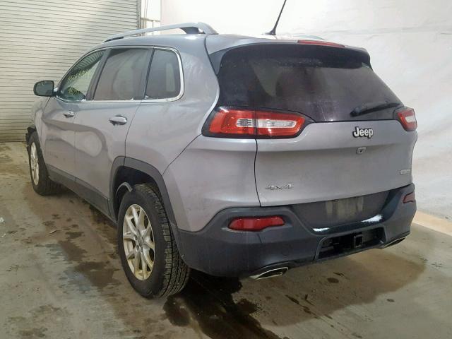 1C4PJMCS7FW758388 - 2015 JEEP CHEROKEE L GRAY photo 3