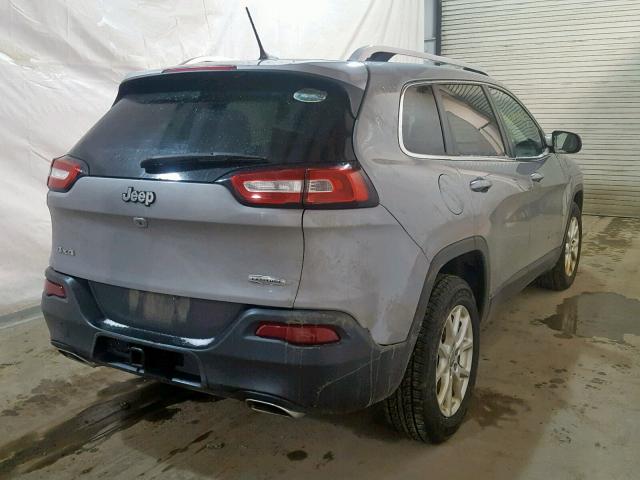 1C4PJMCS7FW758388 - 2015 JEEP CHEROKEE L GRAY photo 4