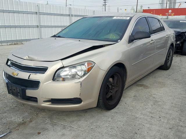 1G1ZA5E18BF140356 - 2011 CHEVROLET MALIBU LS ბეჟი ფოტო 2