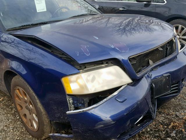 WAUDA24B7XN128137 - 1999 AUDI A6 AVANT Q BLUE photo 9