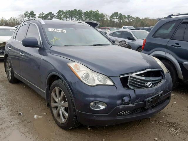JNKAJ09F59M950948 - 2009 INFINITI EX35 BASE BLUE photo 1