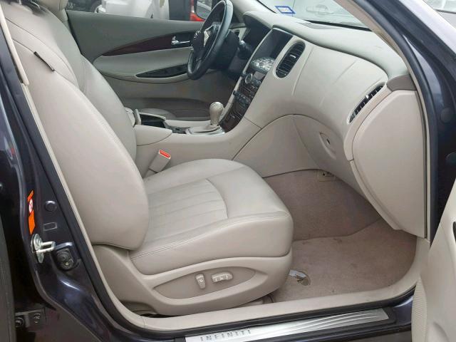 JNKAJ09F59M950948 - 2009 INFINITI EX35 BASE BLUE photo 5