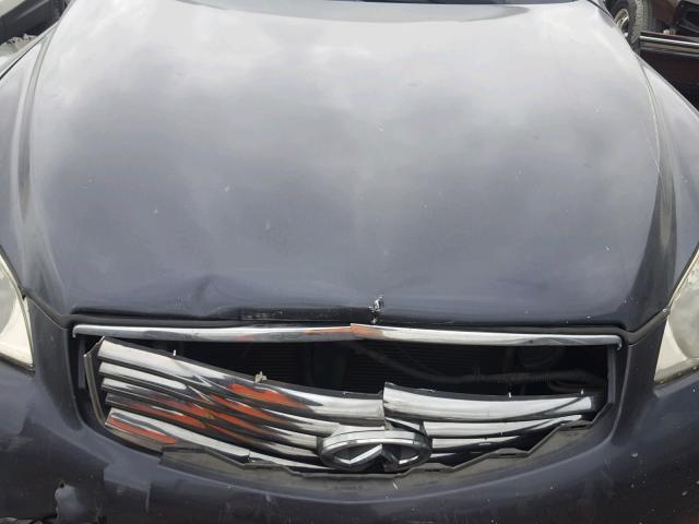 JNKAJ09F59M950948 - 2009 INFINITI EX35 BASE BLUE photo 7