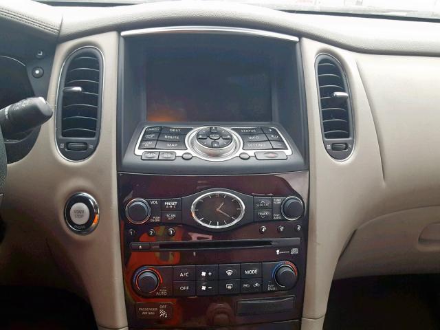 JNKAJ09F59M950948 - 2009 INFINITI EX35 BASE BLUE photo 9