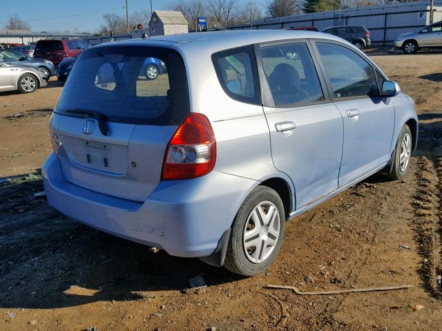 JHMGD38418S024186 - 2008 HONDA FIT BLUE photo 4