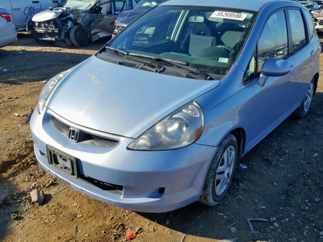 JHMGD38418S024186 - 2008 HONDA FIT BLUE photo 9