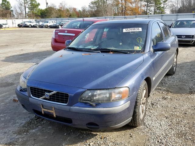 YV1RS58D112047608 - 2001 VOLVO S60 2.4T BLUE photo 2