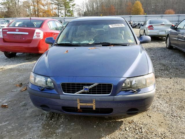 YV1RS58D112047608 - 2001 VOLVO S60 2.4T BLUE photo 9