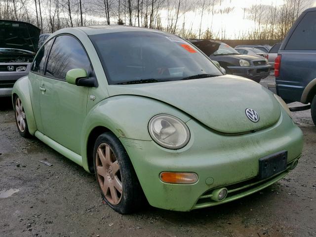 3VWDD21C92M413834 - 2002 VOLKSWAGEN NEW BEETLE GREEN photo 1