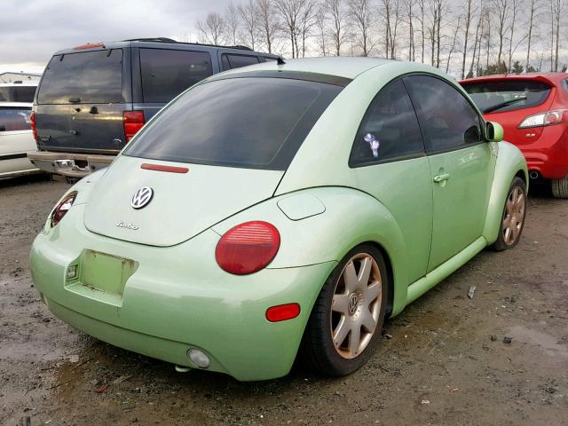 3VWDD21C92M413834 - 2002 VOLKSWAGEN NEW BEETLE GREEN photo 4