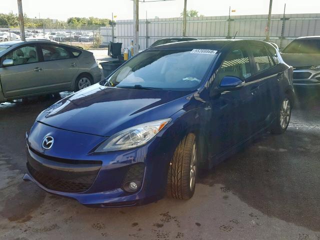 JM1BL1M57C1530671 - 2012 MAZDA 3 S BLUE photo 2