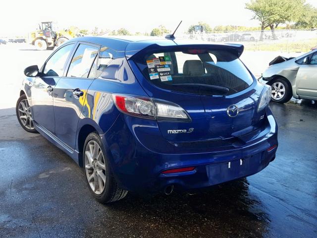 JM1BL1M57C1530671 - 2012 MAZDA 3 S BLUE photo 3