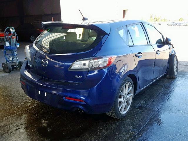 JM1BL1M57C1530671 - 2012 MAZDA 3 S BLUE photo 4