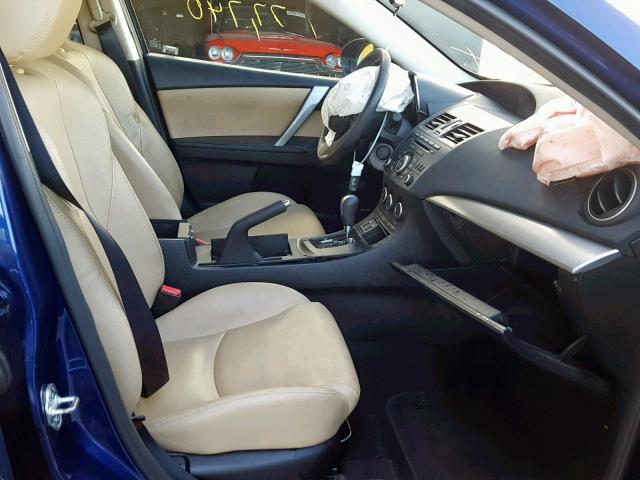 JM1BL1M57C1530671 - 2012 MAZDA 3 S BLUE photo 5