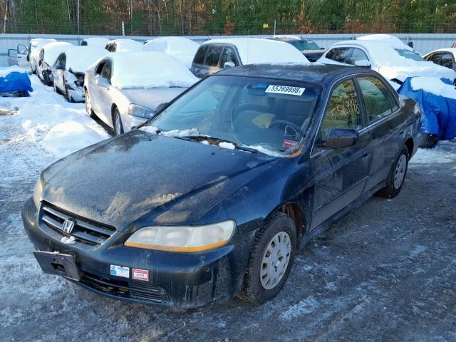 1HGCF86691A104439 - 2001 HONDA ACCORD VAL GREEN photo 2