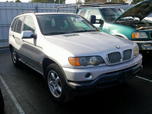 WBAFB33501LH20461 - 2001 BMW X5 4.4I SILVER photo 1