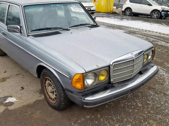 WDBAB33A3EA001969 - 1984 MERCEDES-BENZ 300 DT SILVER photo 9