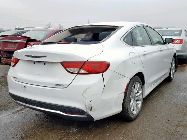 1C3CCCAB1GN106187 - 2016 CHRYSLER 200 LIMITE WHITE photo 4