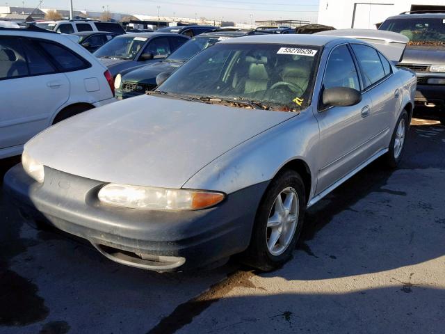 1G3NL52E94C240610 - 2004 OLDSMOBILE ALERO GL SILVER photo 2