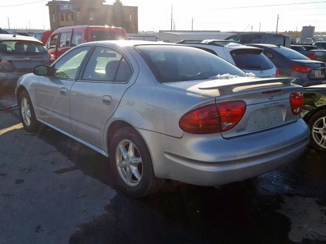 1G3NL52E94C240610 - 2004 OLDSMOBILE ALERO GL SILVER photo 3