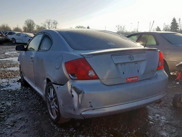 JTKDE177860103924 - 2006 TOYOTA SCION TC 银色 照片 3