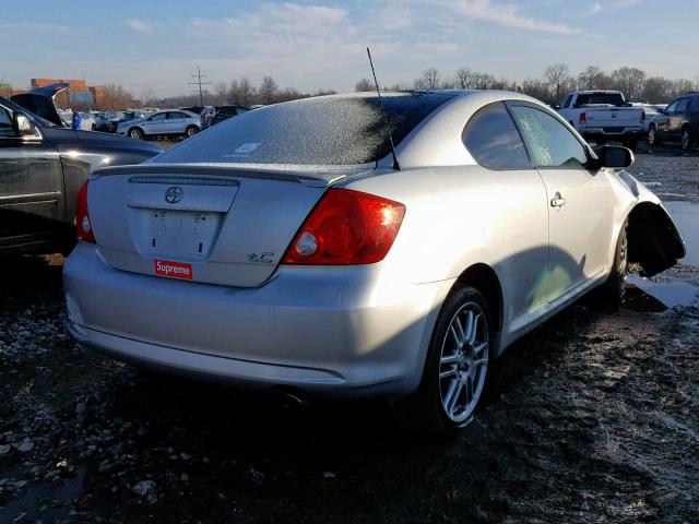 JTKDE177860103924 - 2006 TOYOTA SCION TC 银色 照片 4