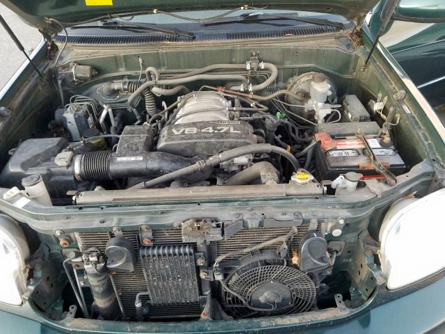 5TDZT38A31S002854 - 2001 TOYOTA SEQUOIA LI GREEN photo 7