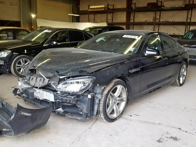 WBA6B8C52ED452457 - 2014 BMW 640 XI BLACK photo 2