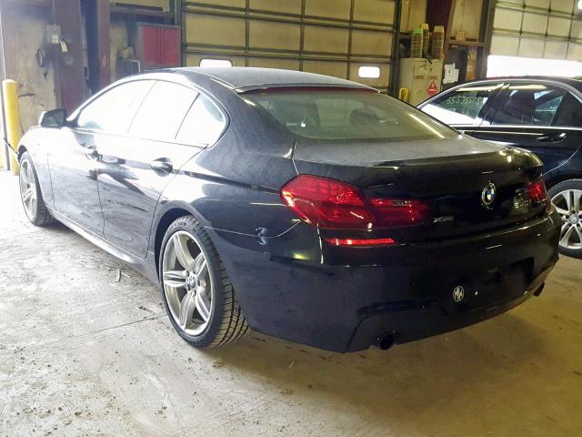 WBA6B8C52ED452457 - 2014 BMW 640 XI BLACK photo 3