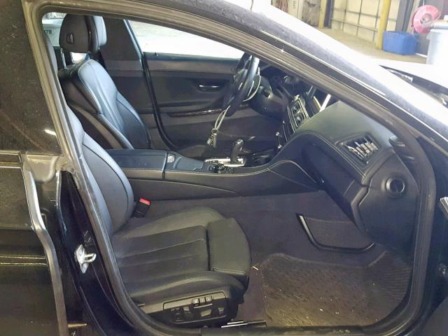 WBA6B8C52ED452457 - 2014 BMW 640 XI BLACK photo 5