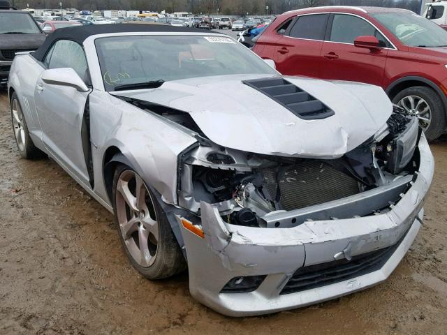 2G1FK3DJ2F9110936 - 2015 CHEVROLET CAMARO 2SS SILVER photo 1