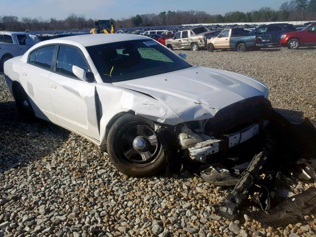 2C3CDXAT5CH237266 - 2012 DODGE CHARGER PO WHITE photo 1