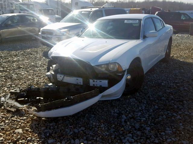 2C3CDXAT5CH237266 - 2012 DODGE CHARGER PO WHITE photo 2