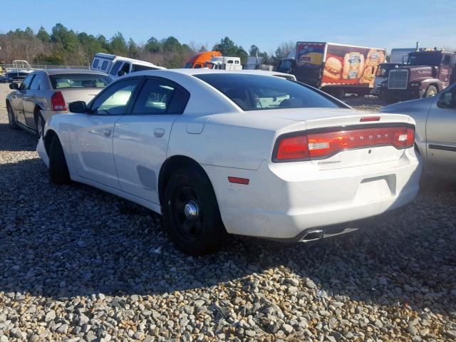 2C3CDXAT5CH237266 - 2012 DODGE CHARGER PO WHITE photo 3