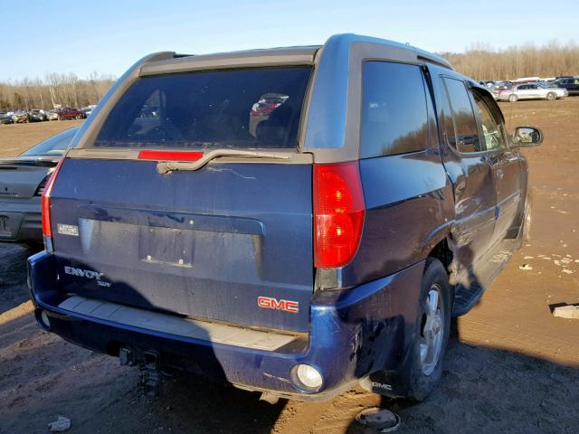 1GKET12SX46166339 - 2004 GMC ENVOY XUV BLUE photo 4