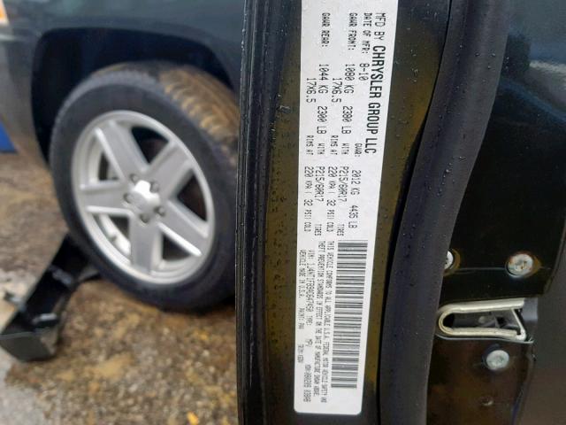 1J4NT1FB9AD647450 - 2010 JEEP COMPASS SP 黑色 照片 10