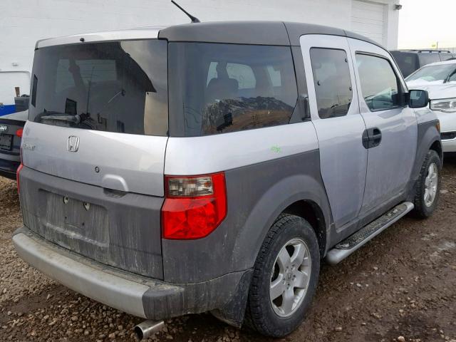 5J6YH28533L040982 - 2003 HONDA ELEMENT EX SILVER photo 4