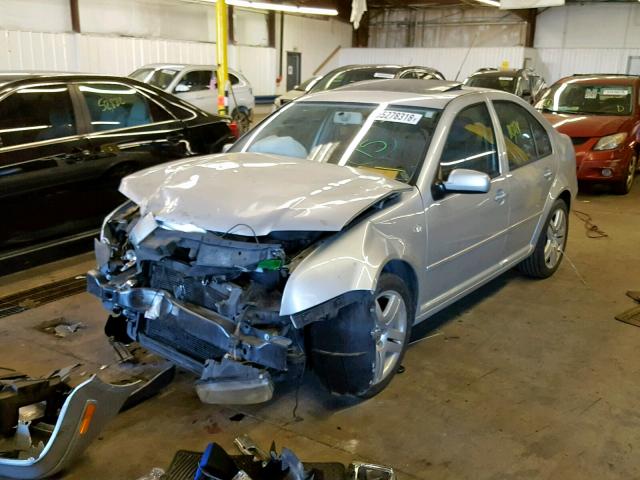 3VWSE69M64M090239 - 2004 VOLKSWAGEN JETTA GLS SILVER photo 2