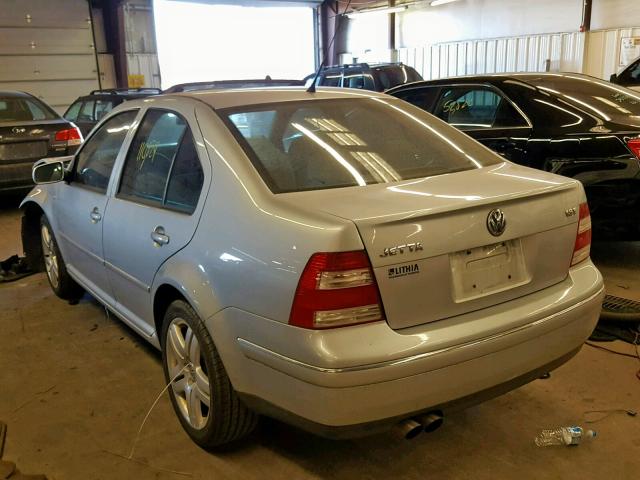 3VWSE69M64M090239 - 2004 VOLKSWAGEN JETTA GLS SILVER photo 3