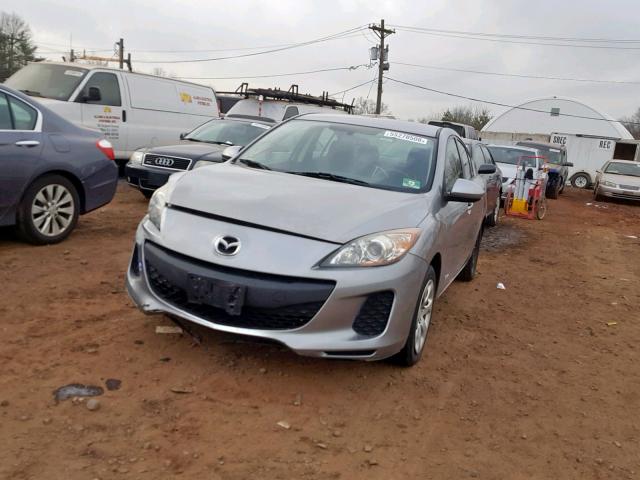 JM1BL1UG3C1538171 - 2012 MAZDA 3 I GRAY photo 2