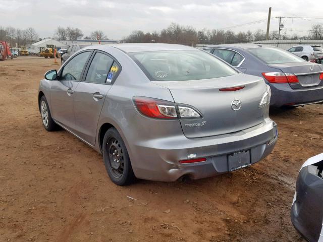 JM1BL1UG3C1538171 - 2012 MAZDA 3 I GRAY photo 3