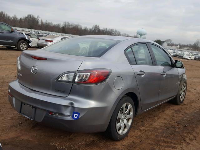 JM1BL1UG3C1538171 - 2012 MAZDA 3 I GRAY photo 4