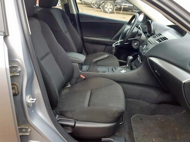 JM1BL1UG3C1538171 - 2012 MAZDA 3 I GRAY photo 5