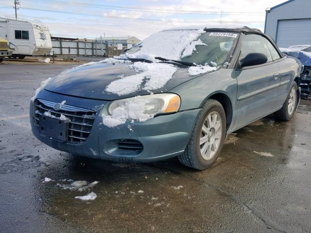 1C3EL75R46N125581 - 2006 CHRYSLER SEBRING GT GREEN photo 2